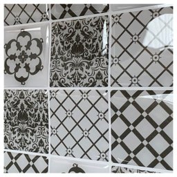 Pastilha Adesiva Resinada Decorada Coimbra Kit 4 Placas - 2