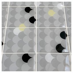 Pastilha Adesiva Resinada Oceana Kit 4 Placas - 2