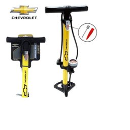 Bomba para Encher Pneus Mamometro Ar Manual 60cm Bola Bike - 2