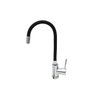 Torneira Monocomando Gourmet Preta Flexível Para Cozinha Lux - 1