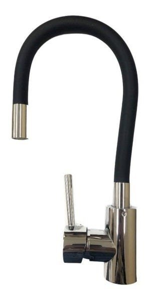 Torneira Monocomando Gourmet Preta Flexível Para Cozinha Lux - 2