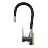 Torneira Monocomando Gourmet Preta Flexível Para Cozinha Lux - 2
