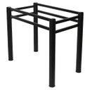 Ver imagem 3 de Base Para Mesa De Vidro Jantar 4 Lugares Preta Retangular