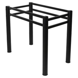 Base Para Mesa De Vidro Jantar 6 Lugares Preta Retangular - 3