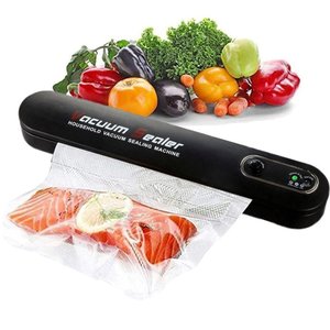 Seladora de Embalagem a Vacuo Portátil de Alimentos Bivolt
