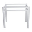 Ver imagem 5 de Base Para Mesa De Vidro Jantar 6 Lugares Branca Retangular