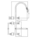 Ver imagem 2 de Misturador para Cozinha de Parede Docol Degusto 1/2" Chrome