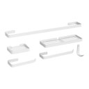 Ver imagem 1 de Kit Acessórios Para Banheiro Branco 6 Peças