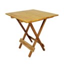 Ver imagem 3 de Kit 4 Conjuntos de Mesa com 4 Cadeiras de Madeira Dobrável 70x70 Mel