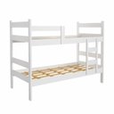 Ver imagem 2 de Beliche Solteiro com Escada e Proteção Antiquedas 100% MDF Prisma Plus Yescasa Branco