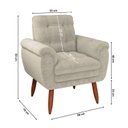 Ver imagem 3 de Poltrona Decorativa 1 Lugar Xangai