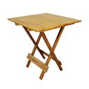 Ver imagem 2 de Conjunto de Mesa Dobrável com 2 Cadeiras de Madeira 70x70 Ideal para Bar e Restaurante Mel