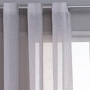 Ver imagem 4 de Cortina Linho de Gaze Cinza 280x170cm Sala Quarto Janela Fastlar Cortina para Varão