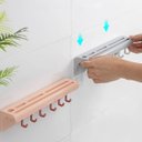 Ver imagem 4 de Suporte Cozinha Porta Talheres Faqueiro 6 Ganchos Cinza