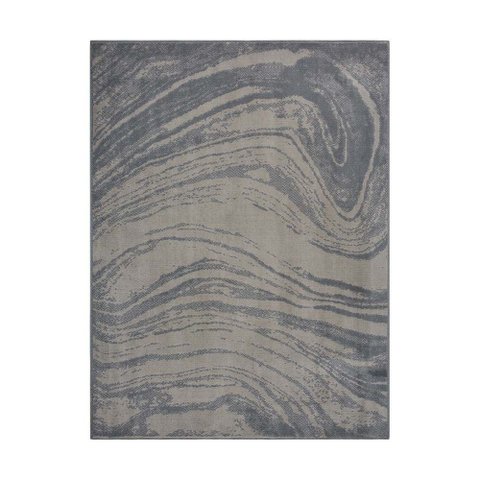 Tapete Clássico Renaissance Macio para Sala / Quarto - Cor Grafite - Tamanho 250x300 Cm - J Serrano