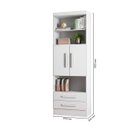 Ver imagem 6 de Estante Livreiro Multiuso 2 Portas e 2 Gavetas Branco