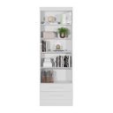 Ver imagem 5 de Estante Livreiro Multiuso 2 Portas e 2 Gavetas Branco