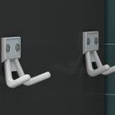 Ver imagem 2 de Armário Multiuso com 2 Portas e 5 Prateleiras Linus Preto Fosco - Qmovi