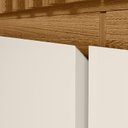 Ver imagem 4 de Guarda Roupa Casal 6 Portas com Espelho 3 Gavetas Belufan Móveis