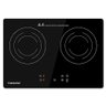 Amzchef Cooktop Dupla de Indução 2 Bocas com 9 Níveis de Potência Preto - 1