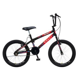 Bicicleta Max Boy Cross Aro 20 Freio V-brake 1 Marcha Preto Fosco - Colli Bike - 1