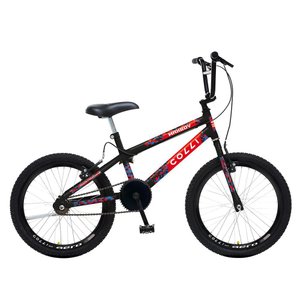 Bicicleta Max Boy Cross Aro 20 Freio V-brake 1 Marcha Preto Fosco - Colli Bike