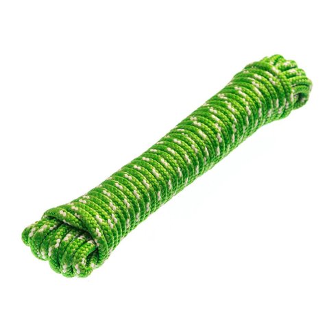 Corda 06 mm Poliéster Verde Meada 10 Metros
