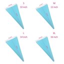 Ver imagem 3 de Sacos de Creme Walfos para Cozinha, 4 Sacos para Decoração de Bolo em Silicone Reutilizáveis