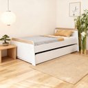Ver imagem 1 de Bicama 80cm x 193,5cm em MDP Lorenza Branco