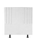 Ver imagem 1 de Cabeceira Estofada Cama Box Casal Grécia 140cm Courino:branco