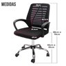 Cadeira de Escritorio Tela Mesh Nw - 2