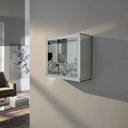 Ver imagem 2 de Nicho Parede Espelhado Prata Decoração Inova Decor