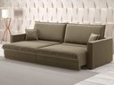 Ver imagem 1 de Sofá Tango 1,80m sem Caixa, Retrátil e Reclinável Veludocristal Castor - Netsofas