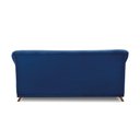 Ver imagem 2 de Sofá 2 Lugares Pé de Madeira Julieta 180 Cm Suede S04 - D'Rossi Cor Azul Marinho