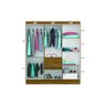 Guarda-Roupa Casal 7 Portas 2 Gavetas Zafira Albatroz Móveis - 4