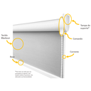 Ver imagem 6 de Persiana Cortina Rolo Blackout Ambiente Interno Quarto Sala Varanda 1,30 Larg X 1,70 Alt