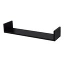 Ver imagem 2 de Prateleira U 80 x 15cm Preto Suporte Invisivel