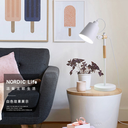 Ver imagem 4 de Luminária de Mesa 57cm Retrô Escandinava Articulada Metal Madeira Gimpo KJTD-687 + 1 Lâmpada 9W LED 