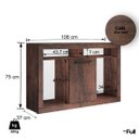 Ver imagem 4 de Rack para Tv até 42 Polegadas Sala Multiuso 1 Porta Café