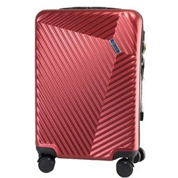 Mala de Viagem 360° em Fibra QUALIS -Tamanho P - Bordo (Regulamentação ANAC):Vinho - 1