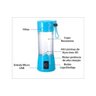 Mini Liquidificador Portátil 380ml Recarregável 10w Bivolt - 2