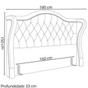 Ver imagem 4 de Cabeceira Queen 160 cm Monacc Linho SL 74 Peer