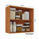 Ver imagem 3 de Armário de Cozinha 70cm 2 Portas Bege/Cinamomo/Off White
