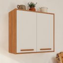 Ver imagem 1 de Armário de Cozinha 70cm 2 Portas Bege/Cinamomo/Off White