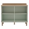 Balcão Buffet Iluminata 2 Portas 100% Mdf Verde Mint - Genialflex - 3