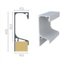 Ver imagem 3 de Perfil Puxador Alumínio Gola Rm-052 para 15mm Barra 06 Metros Supra Natural Rometal 01 Unidade