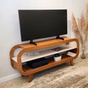 Ver imagem 1 de Rack para Tv até 60 Polegadas Luar Cinamomo/off White - Pnr Móveis