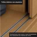 Ver imagem 5 de Guarda-Roupa 100% MDF 2 Portas de Correr 2 Gavetas 131x213x55cm Cinamomo