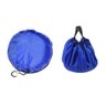 Saco Organizador Brinquedos Redondo Azul Tapete de Brincar - 3
