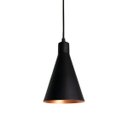 Ver imagem 1 de Pendente Alumínio Cone Cozinha Bancada Balcão Preto/cobre